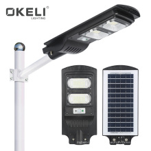 OKELI Super bright pc ip66 waterproof outdoor highway project 30w 60w 90w led solar street light